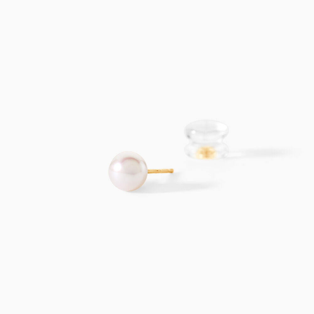 Boucles D'oreilles Puces Kesya  Or Jaune - Boucles d'oreilles mariage Femme | Marc Orian