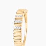 Bague Seosaidh Or Jaune Diamant - Bagues pierres pr&eacute;cieuses  | Marc Orian