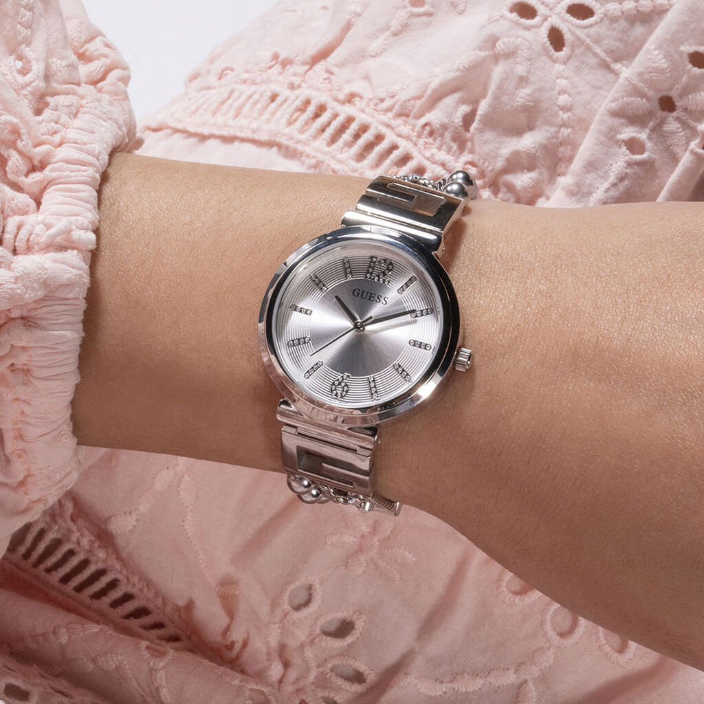 Montre Guess G Cluster Argenté - Montres classiques Femme | Marc Orian