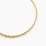 Collier Cordelia Maille Corde Or Jaune - Chaines Femme | Marc Orian