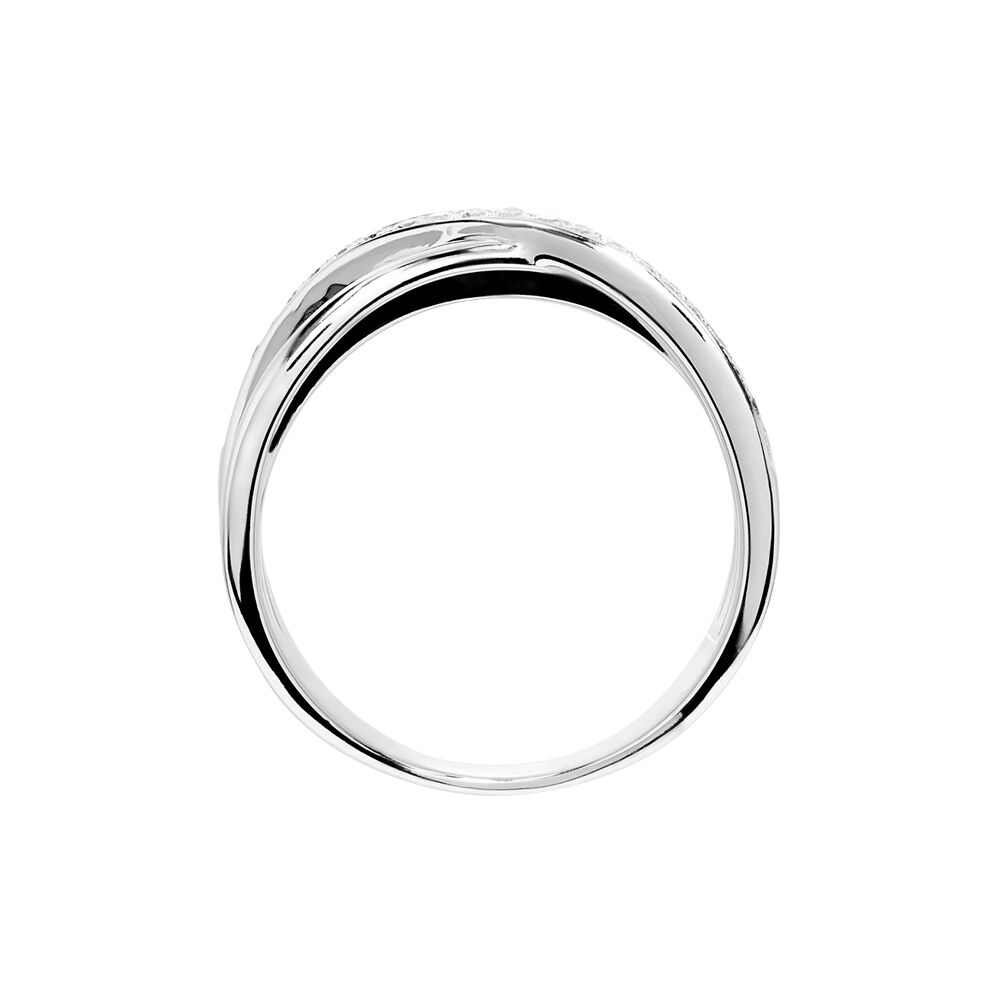 Bague Léona Argent Blanc Oxyde De Zirconium -  Femme | Marc Orian