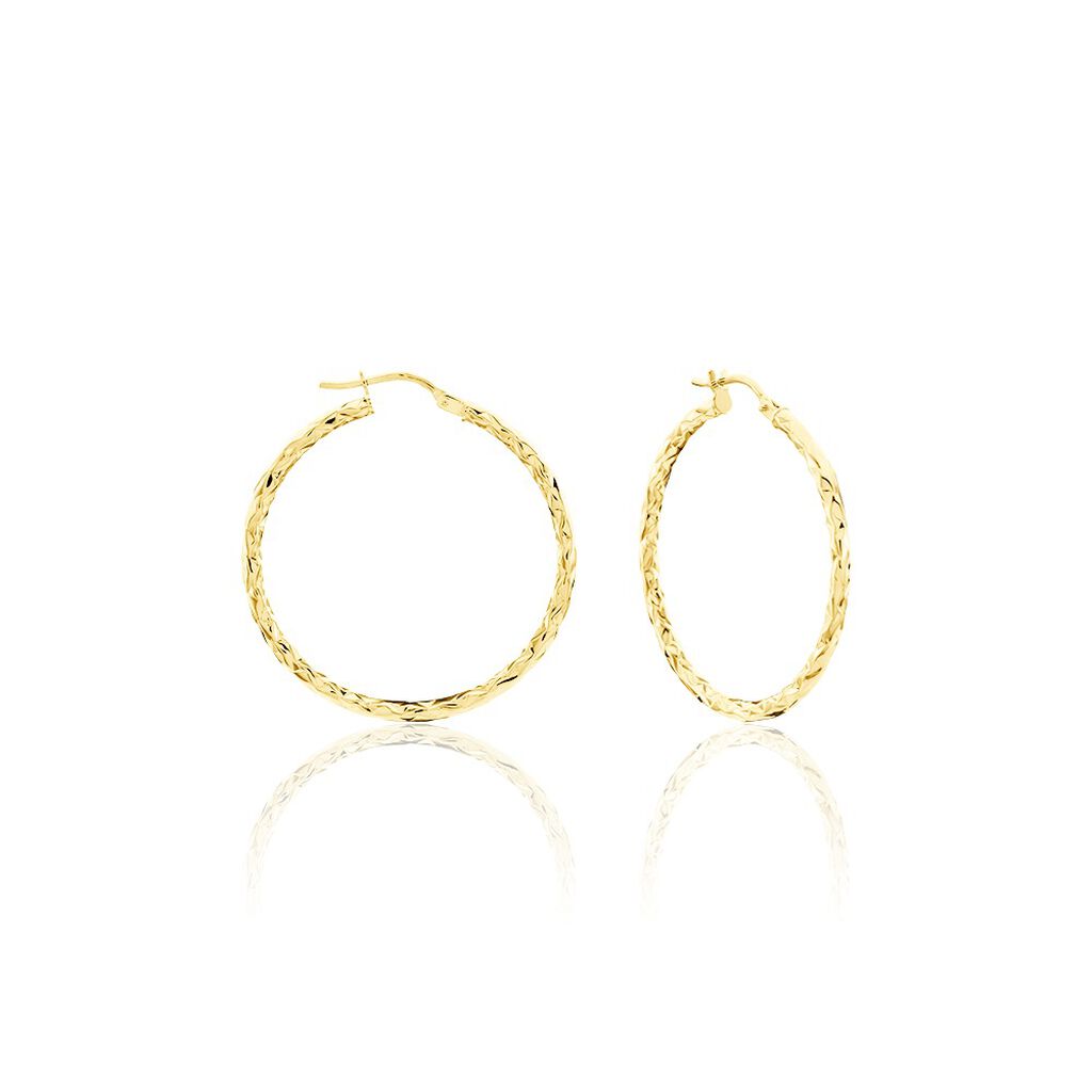 Créoles Cayla Or Jaune - Créoles Femme | Marc Orian