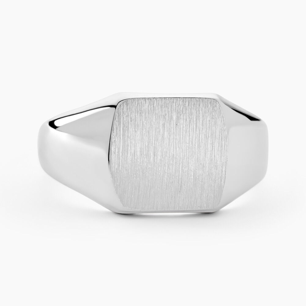 Chevali&egrave;re Gringoire Argent Blanc - Bijoux personnalis&eacute;s Homme | Marc Orian