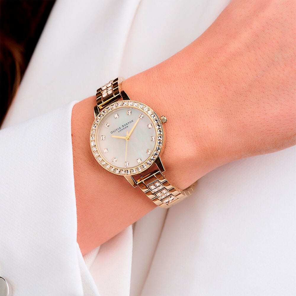 Montre Olivia Burton Treasure Nacre Blanche - Montres étanches Femme | Marc Orian