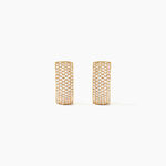 Boucles D'oreilles Puces Charlotte Or Jaune Diamant - Puces Femme | Marc Orian
