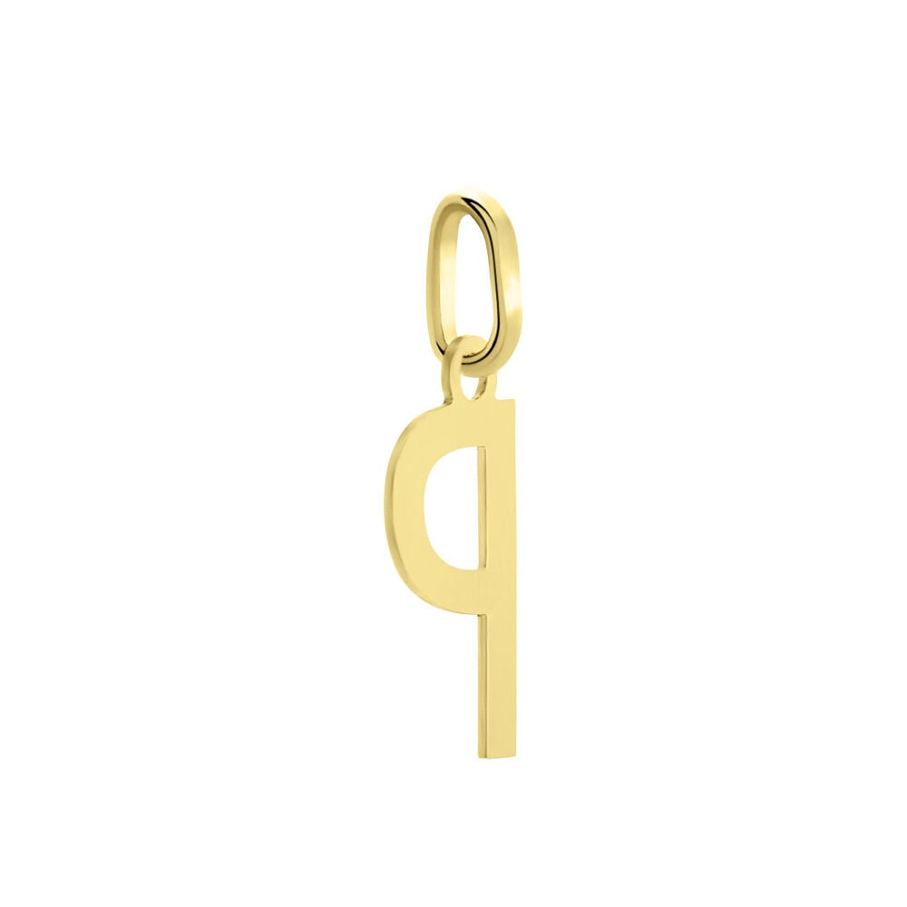 Pendentif Ionia Lettre Or Jaune - Pendentifs Famille | Marc Orian