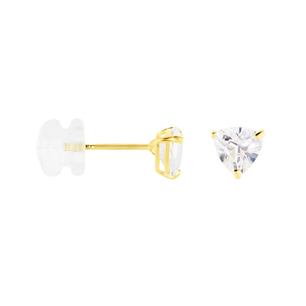 Boucles D'oreilles Puces Poinsettia Or Jaune Oxyde - Puces Femme | Marc Orian