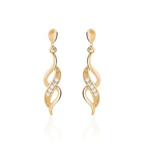 Boucles d'oreilles Pendantes pour Femme en Plaqué or • Marc Orian