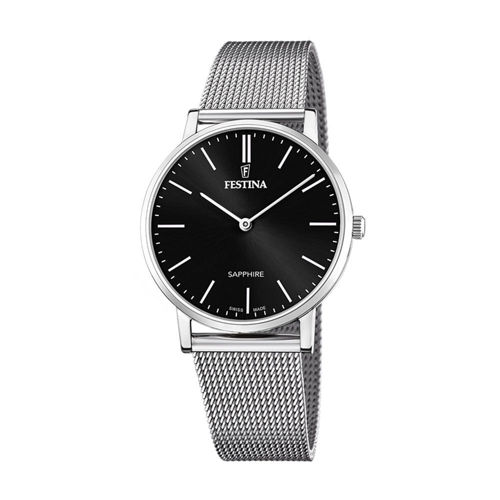 Montre Festina Swiss Made Noir - Montres classiques Homme | Marc Orian