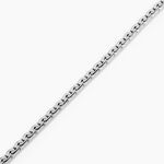 Bracelet Ivy Maille Haricot Or Blanc - Bracelets mailles Femme | Marc Orian