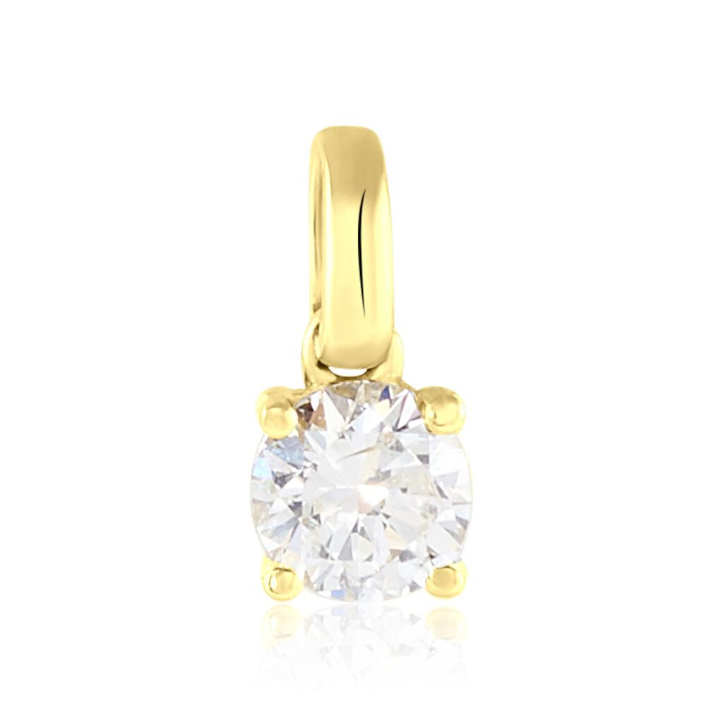Pendentif Aphrodite Or Jaune Diamant - Parures de mariage Femme | Marc Orian