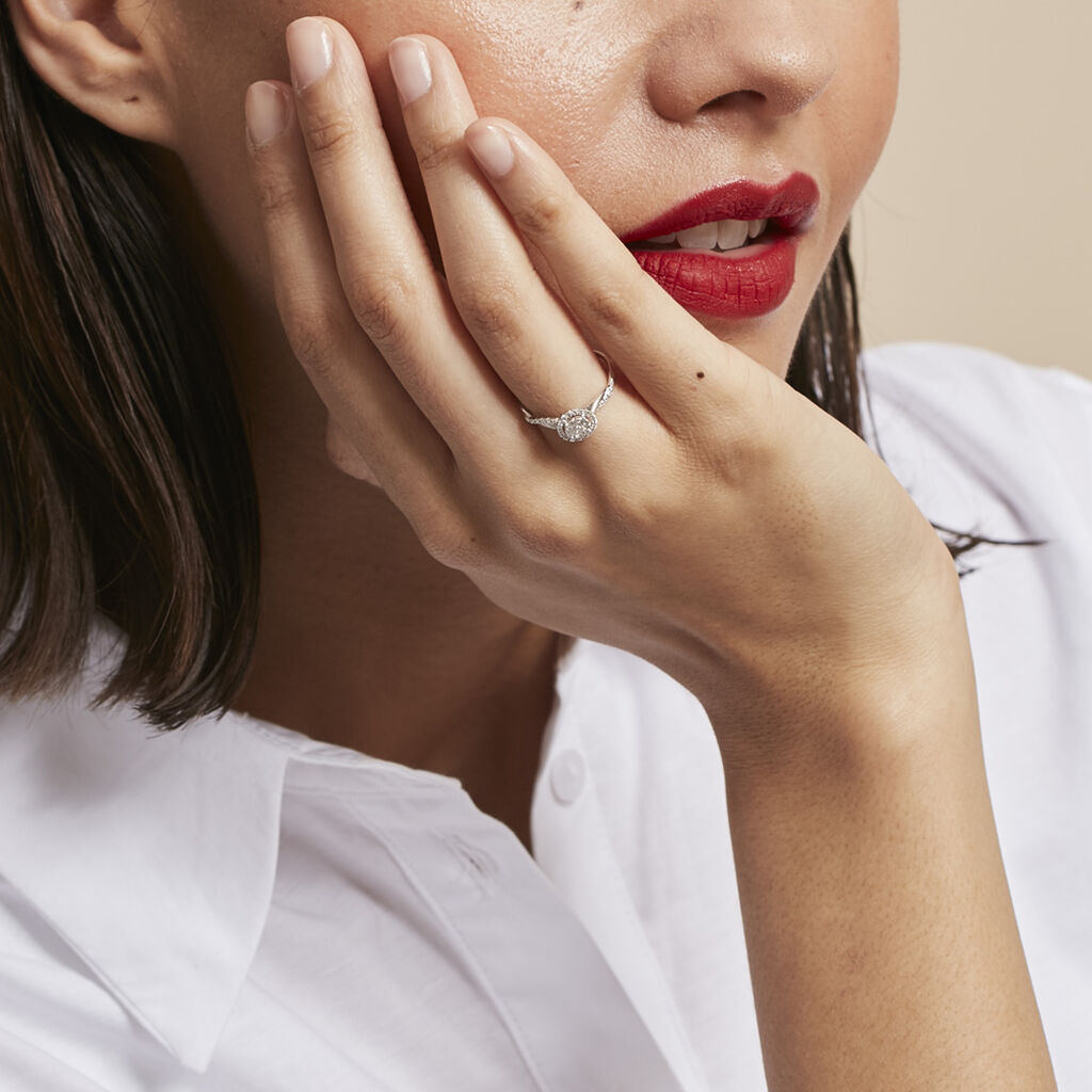 Bague Or Blanc Vesunna Diamants - Bagues Femme | Marc Orian
