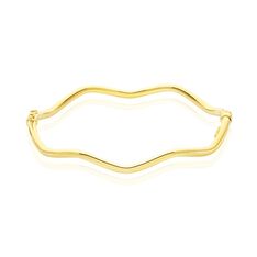 Bracelet Jonc Jennie Ondule Or Jaune - Bracelets jonc Femme | Marc Orian