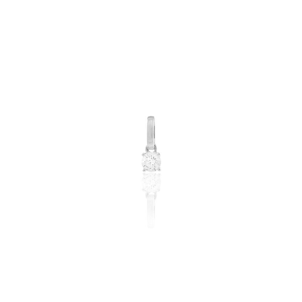 Pendentif Victoria Or Blanc Diamant - Pendentifs Femme | Marc Orian