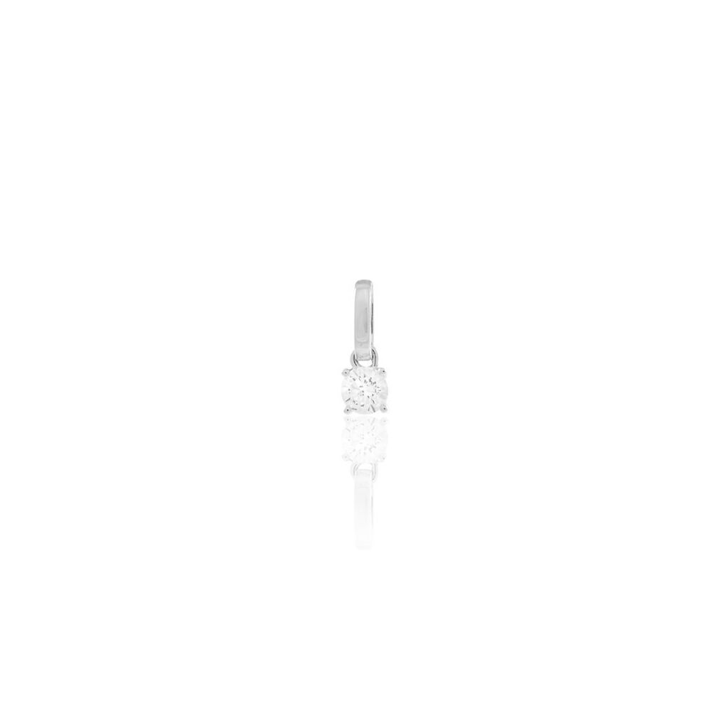Pendentif Victoria Or Blanc Diamant - Pendentifs Femme | Marc Orian
