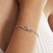 Bracelet Cherise Argent Blanc - Bracelets Anneaux Entrelaces Femme | Marc Orian