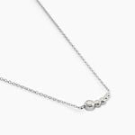 Collier Esperance Argent Blanc Oxyde De Zirconium - Colliers avec pierres Femme | Marc Orian