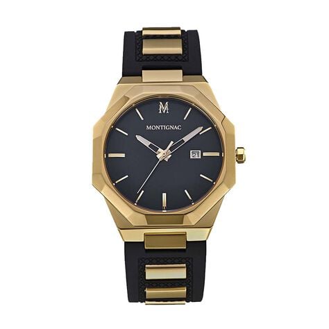 Montre Montignac Octogon Noir - Montres &eacute;tanches Homme | Marc Orian
