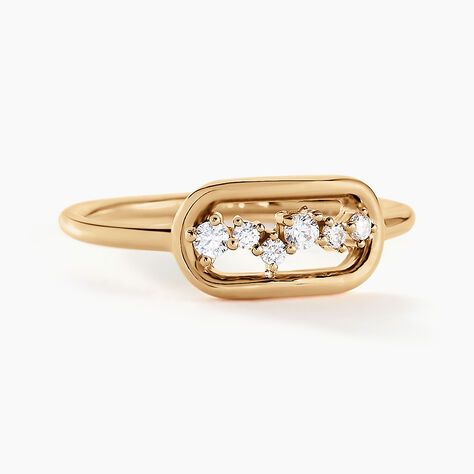 Bague Infinitude Plaqué Or Doré Oxyde De Zirconium - Bagues avec pierre Femme | Marc Orian