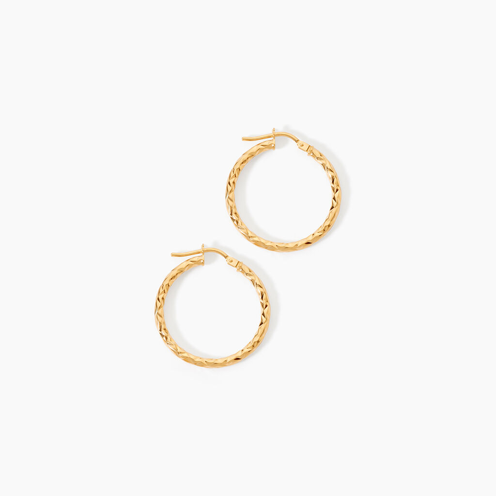 Cr&eacute;oles Cayla Or Jaune - Cr&eacute;oles Femme | Marc Orian