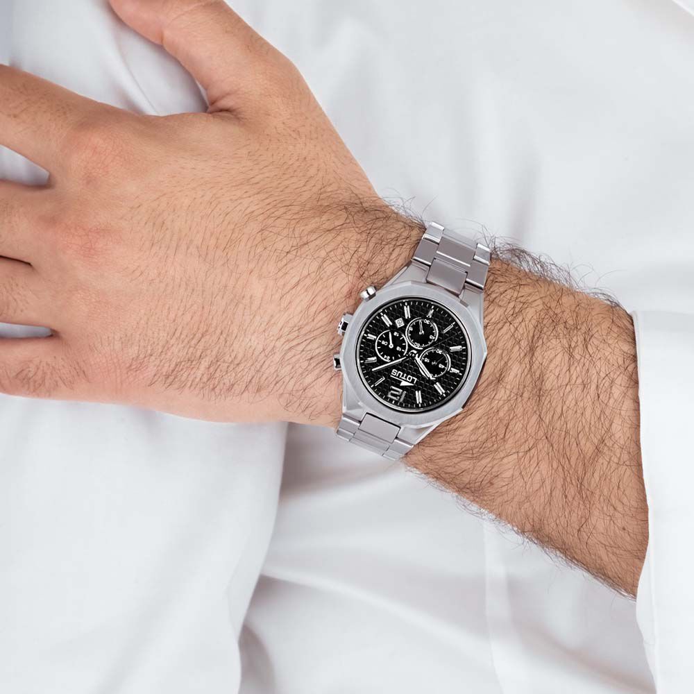 Montre Lotus Excellent Noir - Montres étanches Homme | Marc Orian