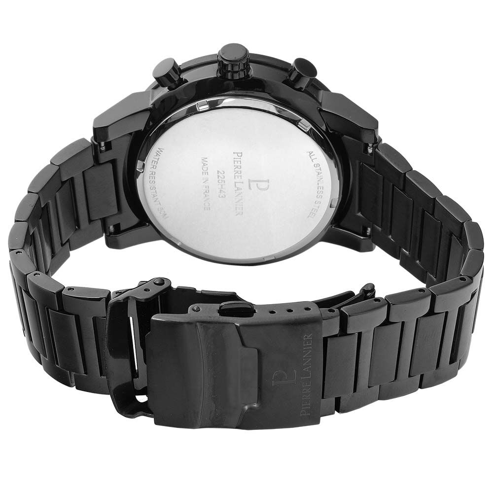 Montre Pierre Lannier Criterium Noir - Montres étanches Homme | Marc Orian