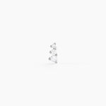 Piercing D'oreille Unitaire Delphie Argent Blanc Oxyde De Zirconium - Piercings d'oreilles Femme | Marc Orian