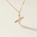 Pendentif Lettre X Or Jaune Oxyde - Pendentifs Famille | Marc Orian