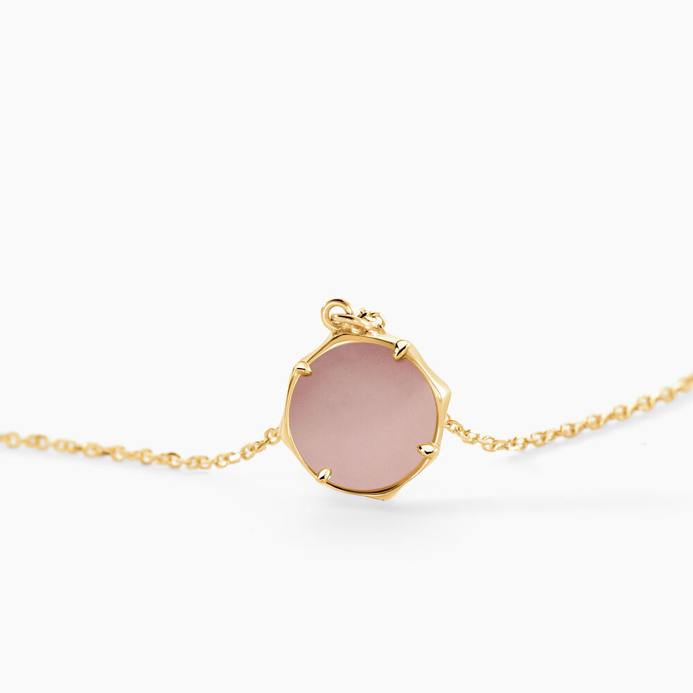 Collier Reflets Pop Or Jaune Calc&eacute;doine - Colliers avec pierres Femme | Marc Orian