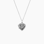 Pendentif Ellya Argent Blanc - Bijoux fantaisie Femme | Marc Orian