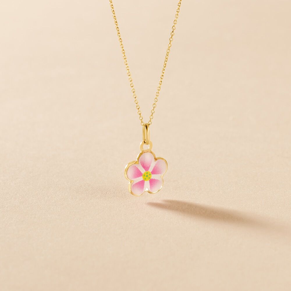 Collier Syna Fleur Or Jaune - Colliers ete Enfant | Marc Orian