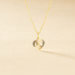 Pendentif Eudocie Coeur Lettre Or Jaune - Pendentifs Femme | Marc Orian