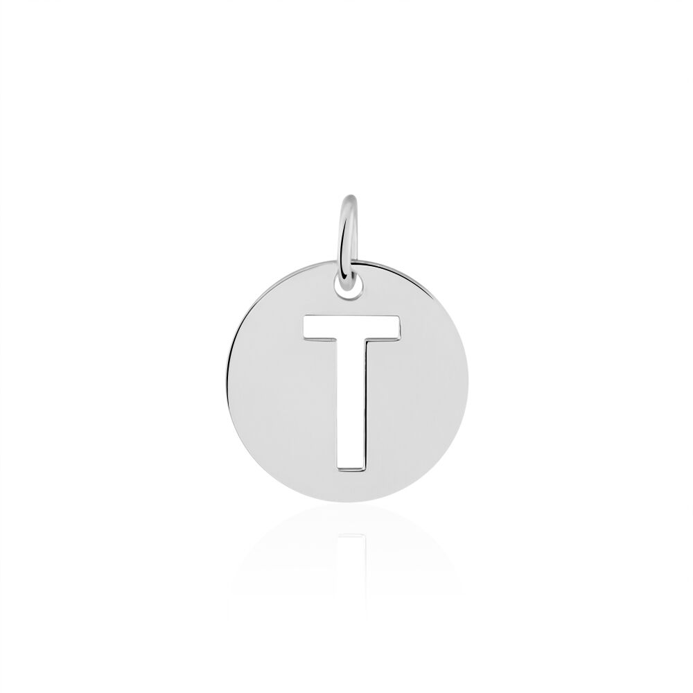 Pendentif Elio T Argent Blanc - Pendentifs Famille | Marc Orian