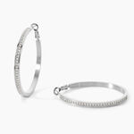 Cr&eacute;oles Guess Color My Day Acier Blanc Oxyde De Zirconium - Cr&eacute;oles Femme | Marc Orian
