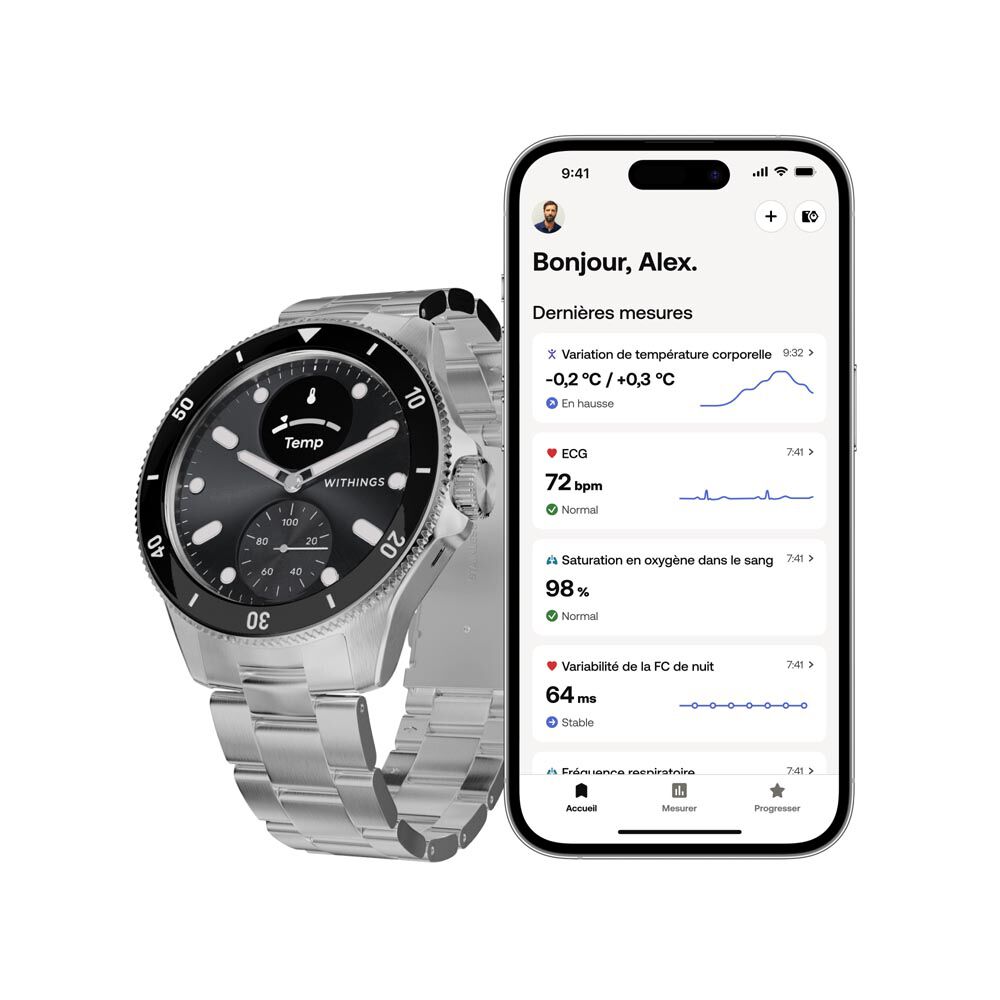 Montre Connectée Withings Scanwatch Nova - Montres connectées Homme | Marc Orian