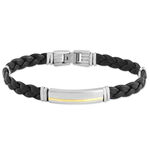 Bracelet Orietta Or Acier Bicolore - Bracelets cuir Homme | Marc Orian
