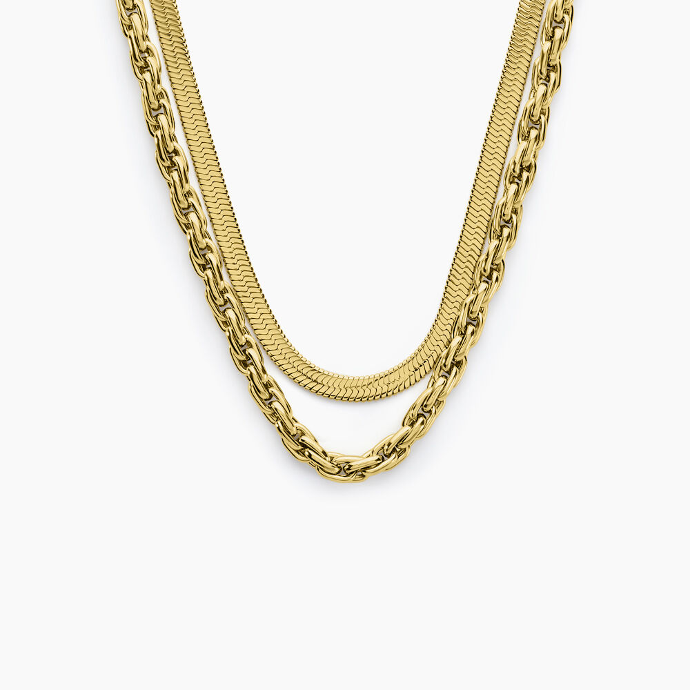 Collier Maddalena Acier Jaune - Colliers ete Femme | Marc Orian
