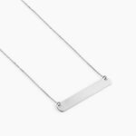 Collier Beavis Or Blanc - Bijoux personnalis&eacute;s Femme | Marc Orian