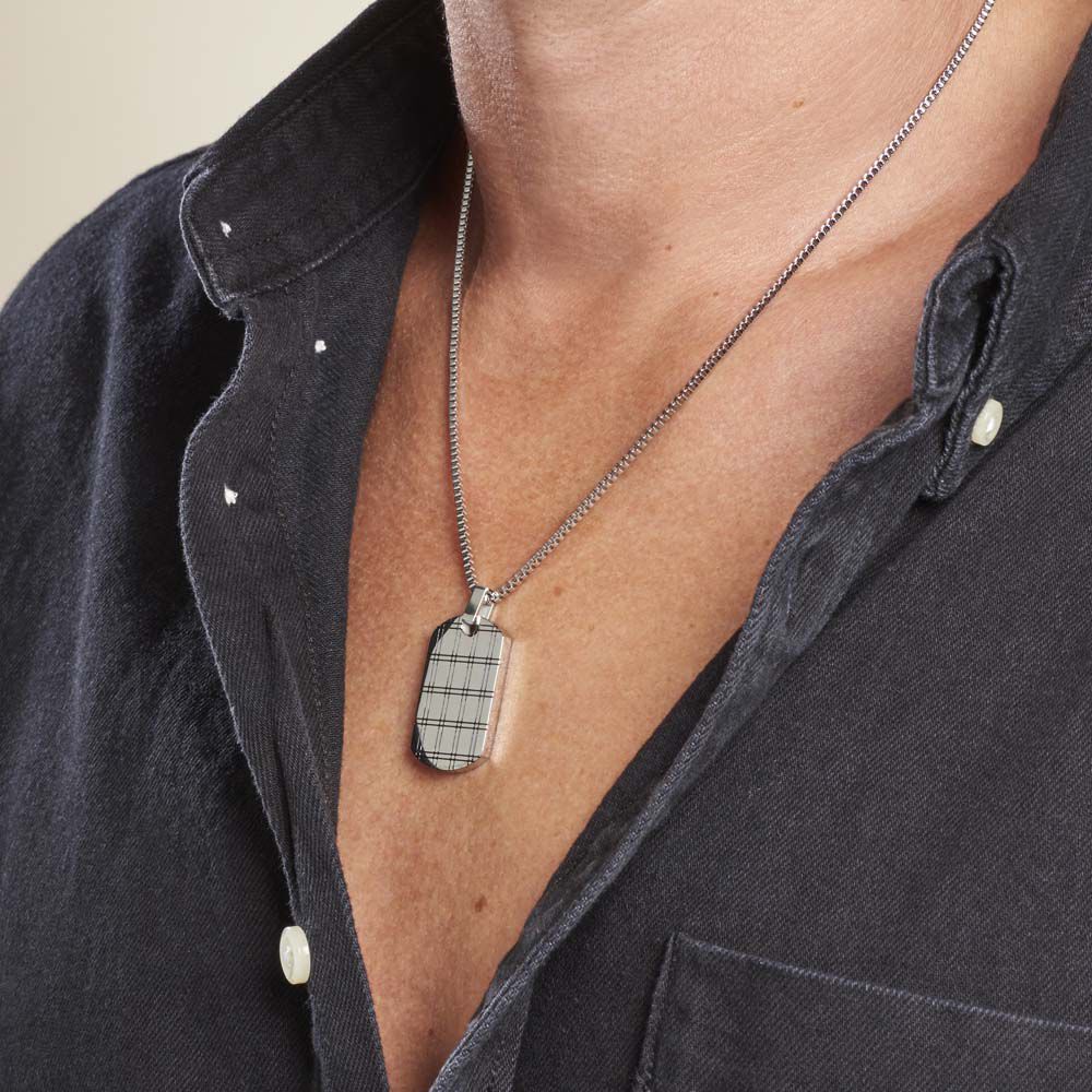 Collier Benoit Acier Blanc - Colliers Homme | Marc Orian
