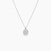 Collier Yahya Argent Blanc