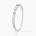 Alliance Pristina Or Blanc Diamant - Alliances avec pierres Femme | Marc Orian
