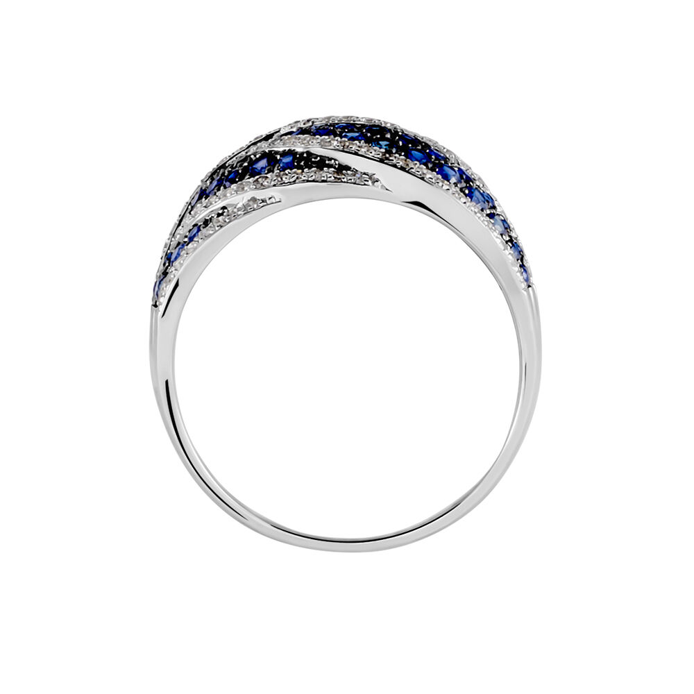 Bague Rebekka Or Blanc Saphir Et Diamant - Bagues vintage Femme | Marc Orian