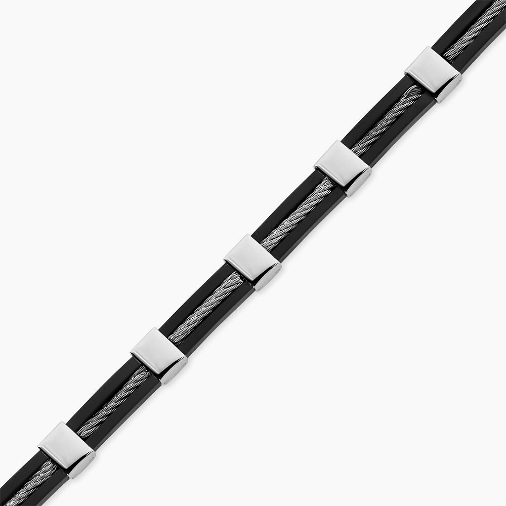Bracelet Dolovan Acier Blanc - Bracelets cha&icirc;nes Homme | Marc Orian