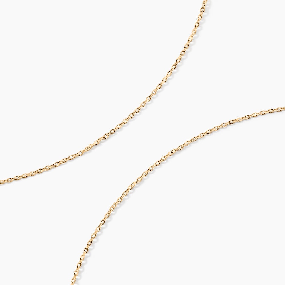 Chaîne Igoa Maille Forçat Diamantee Or Jaune - Chaines Femme | Marc Orian