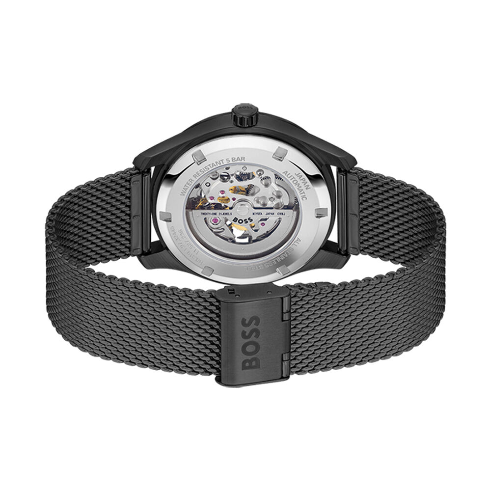 Montre Boss Principle Skeleton Noir - Fête des pères Homme | Marc Orian