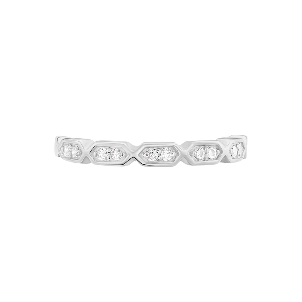Bague Adali Argent Blanc Oxyde De Zirconium - Bagues avec pierre Femme | Marc Orian