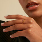 Bague Poem Argent Jaune P&eacute;ridot Oxyde De Zirconium - Bijoux fantaisie Femme | Marc Orian