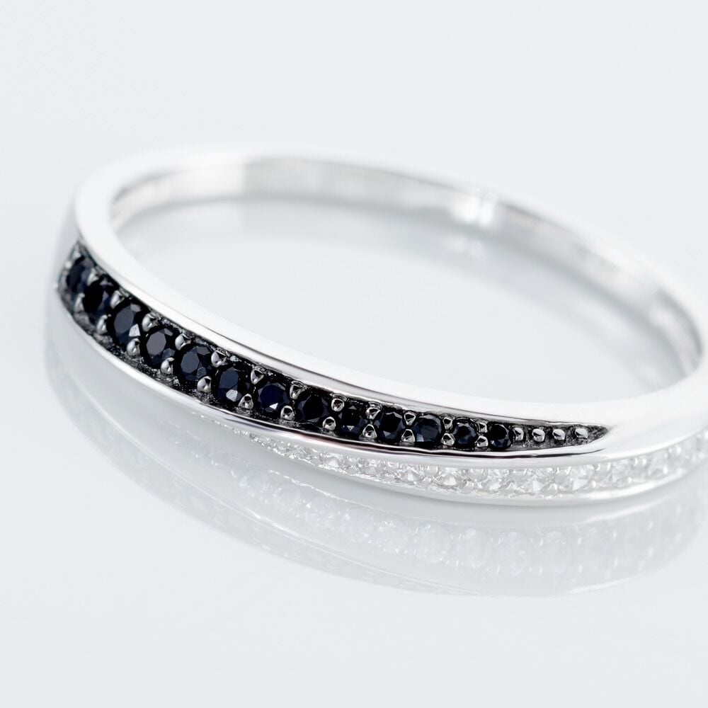 Bague Argent Blanc Agoston Oxydes De Zirconium - Bagues avec pierre Femme | Marc Orian