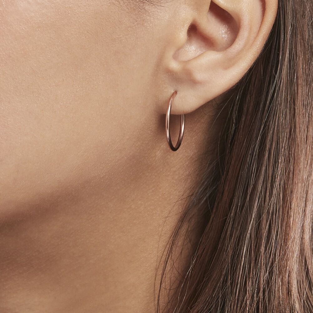 Créoles Or Rose - Créoles Femme | Marc Orian