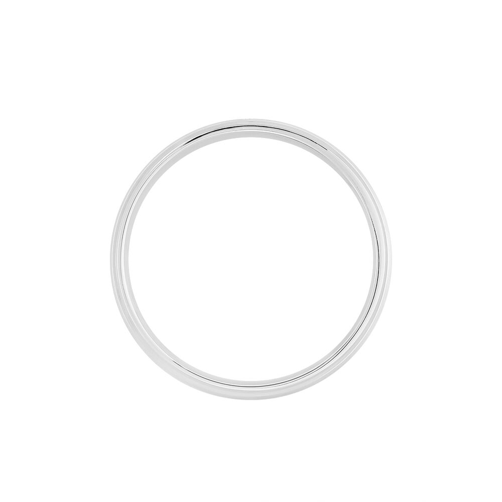 Alliance Circios Demi Jonc Classique Or Blanc - Alliances duo Unisex | Marc Orian